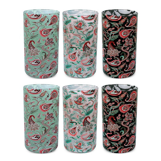 Glasses - Paisely Sheila (Set of 6)