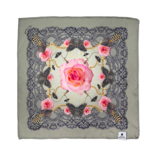 Pocket Square - Butterflies & Birds