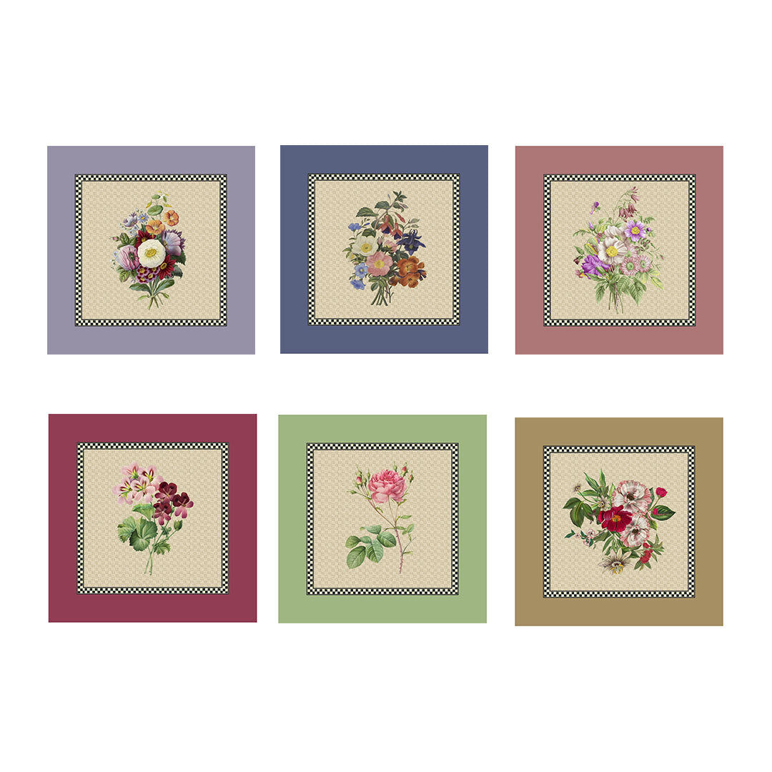 Cushion Covers - Botanical Fringe (Set of 6)