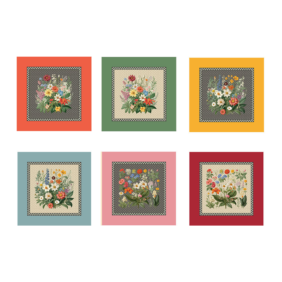 Cushion Covers - Botanical Pleated (Set of 6)