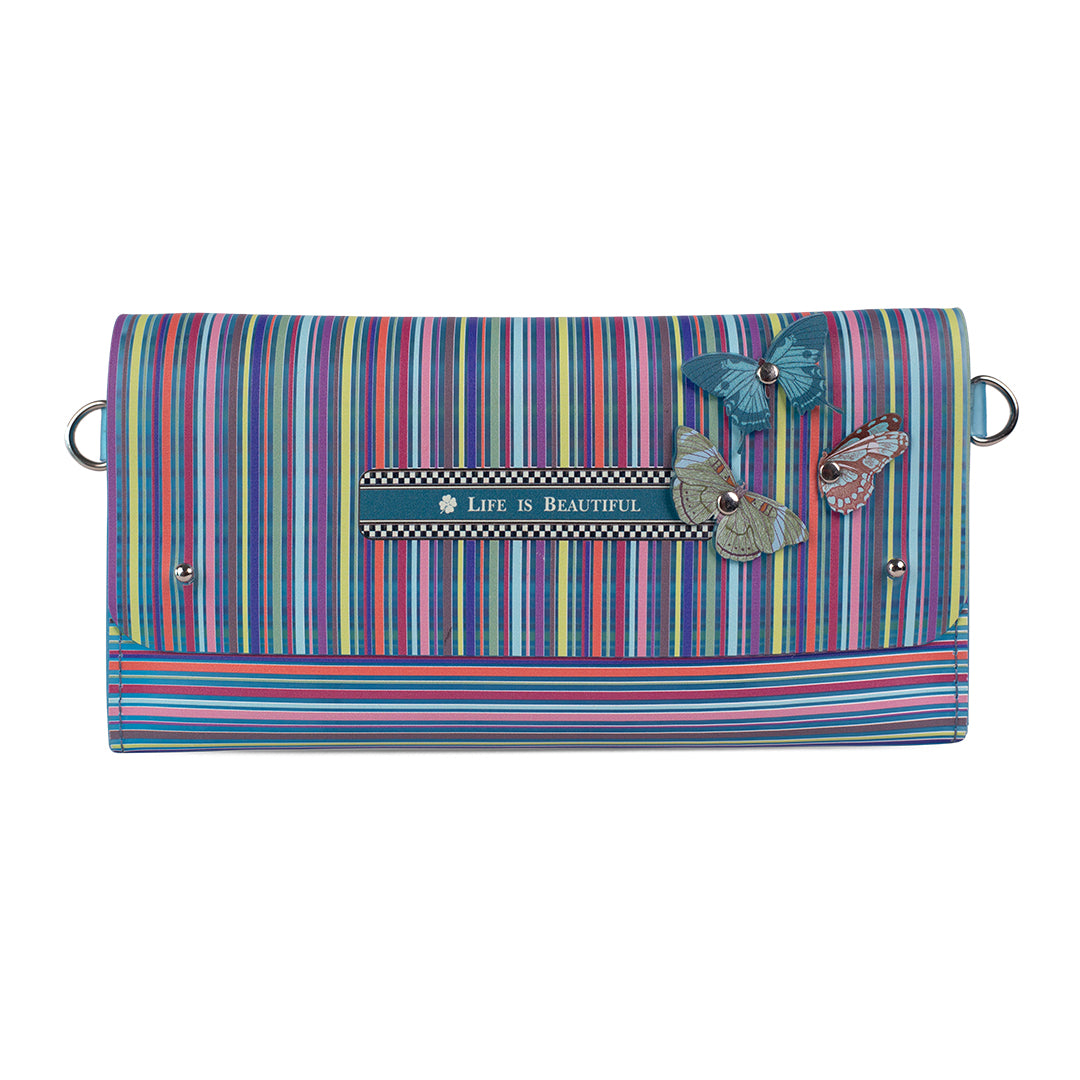 Wallet - Butterfly Song Blue