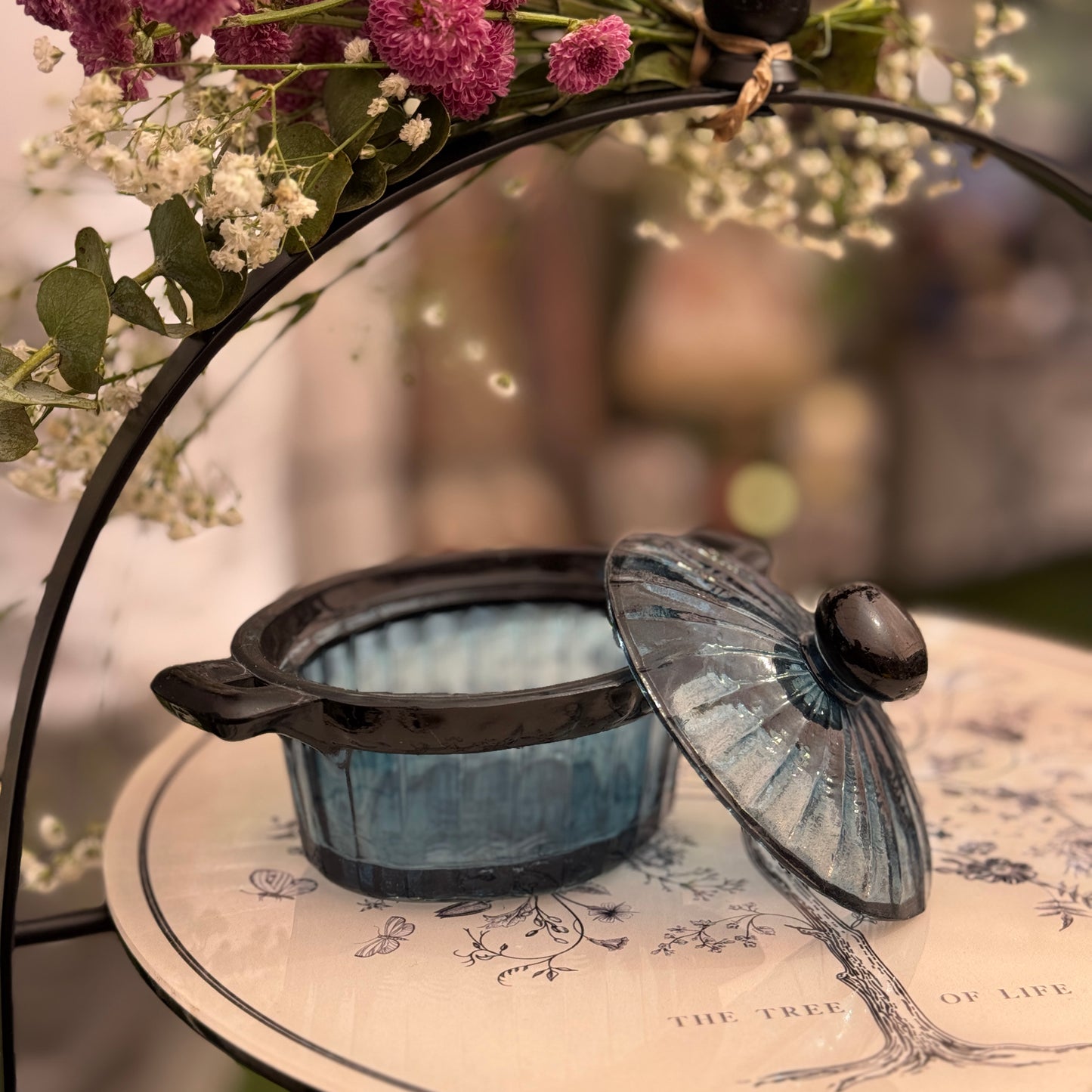 Mini Table Essentials - Dotted Caseroll Smoky (Set of 4)