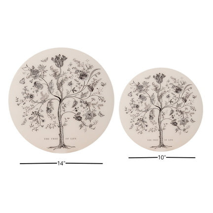 Placemat - Flora & Fauna Round Tree (Set of 4)