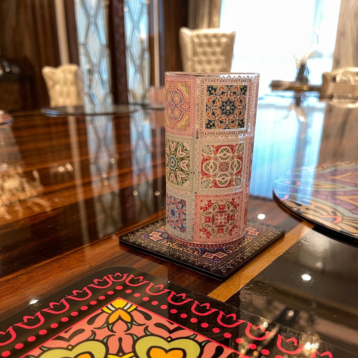 Glasses - Mandala Mix Frost Tall (Set of 6)