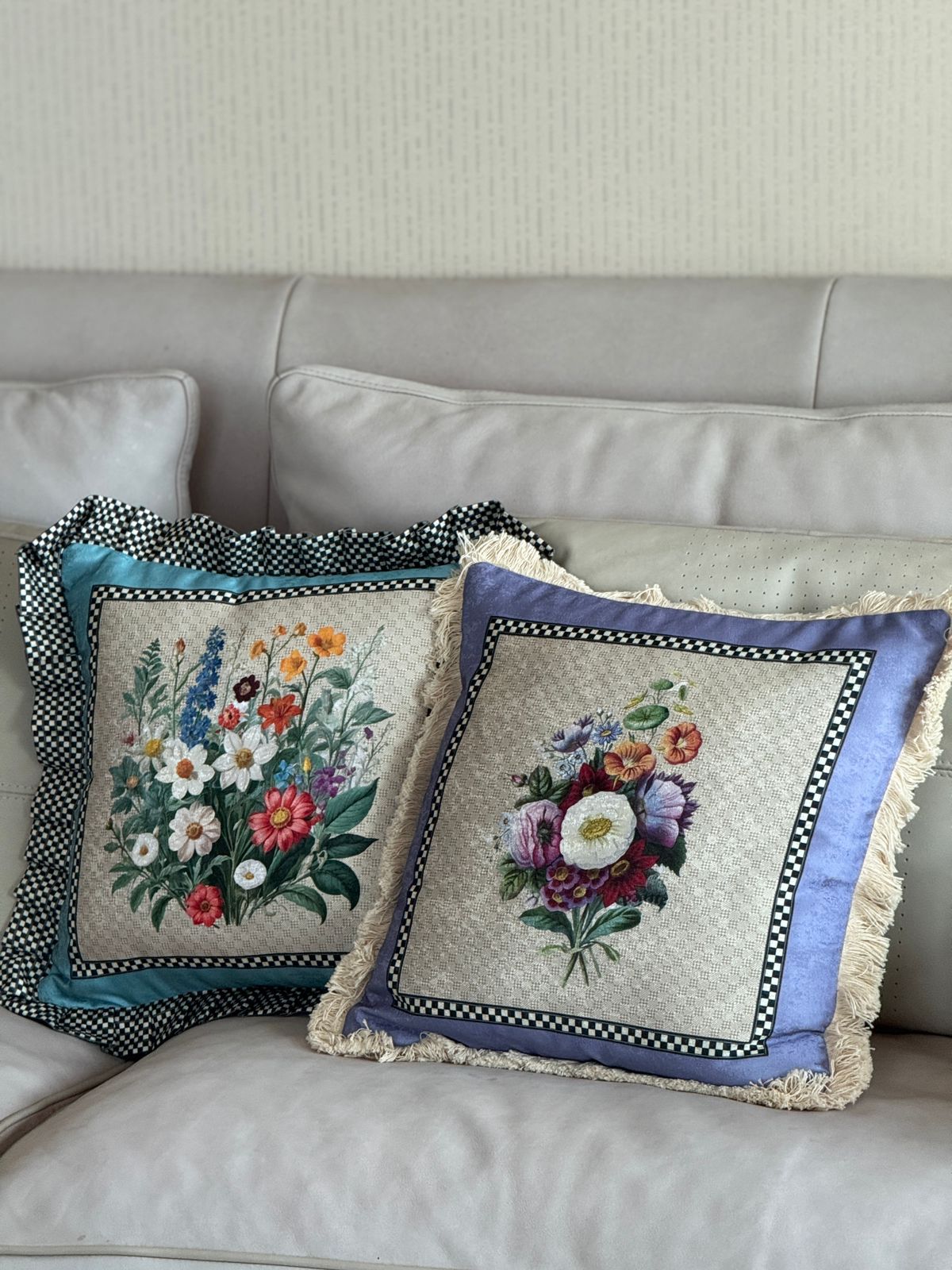 Cushion Covers - Botanical Fringe (Set of 6)