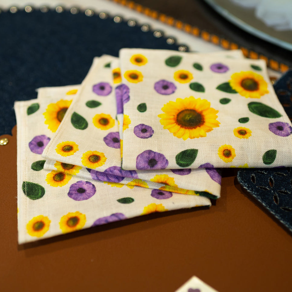 Napkin Set - Bloom Cocktail (Set of 4)