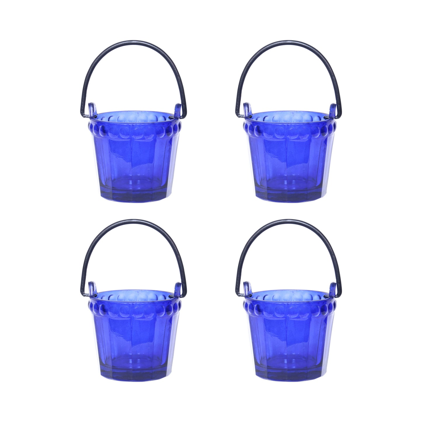 Bowls - Dotted Bucket Royal Blue (Set of 4)