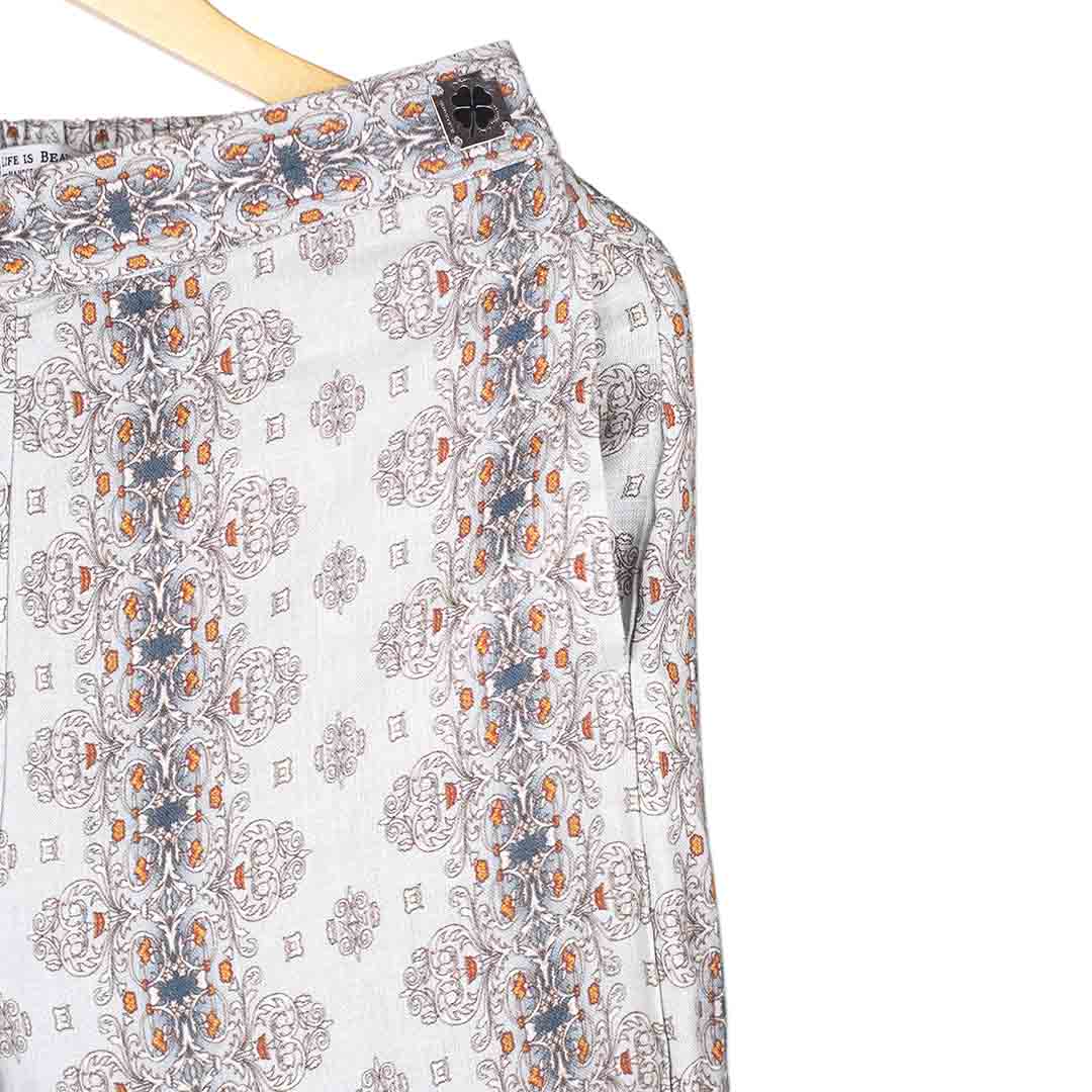The Explorer Full Print Blue Trouser