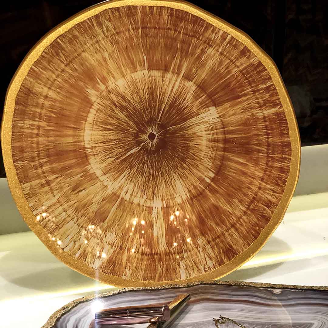 Platters - Psychedelic Colour Slices Yellow