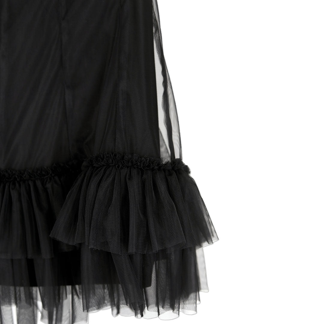 Classic - Short Net Skirt Black