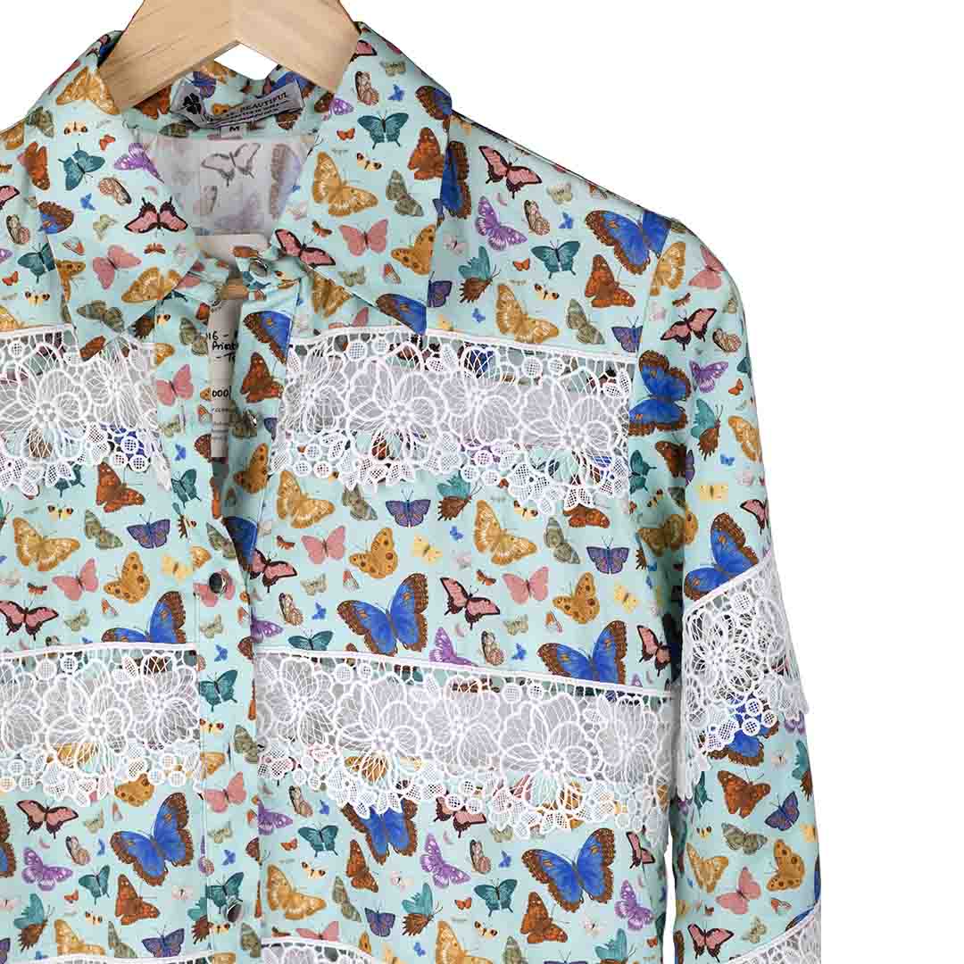 Butterflies & Birds - Garden Shorts & Jacket Set 2 Medium