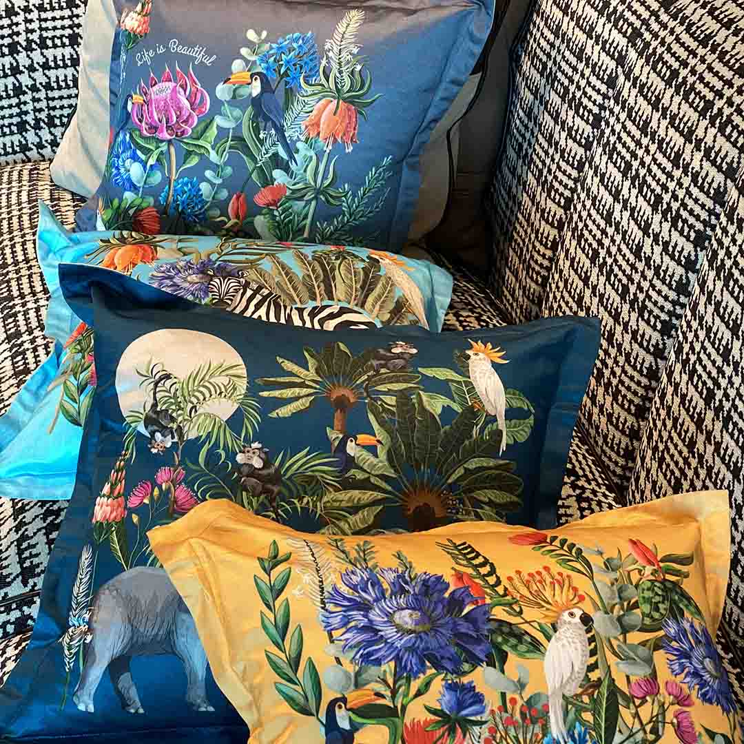 Cushion Cover - Jungle Radiant (Set of 4)