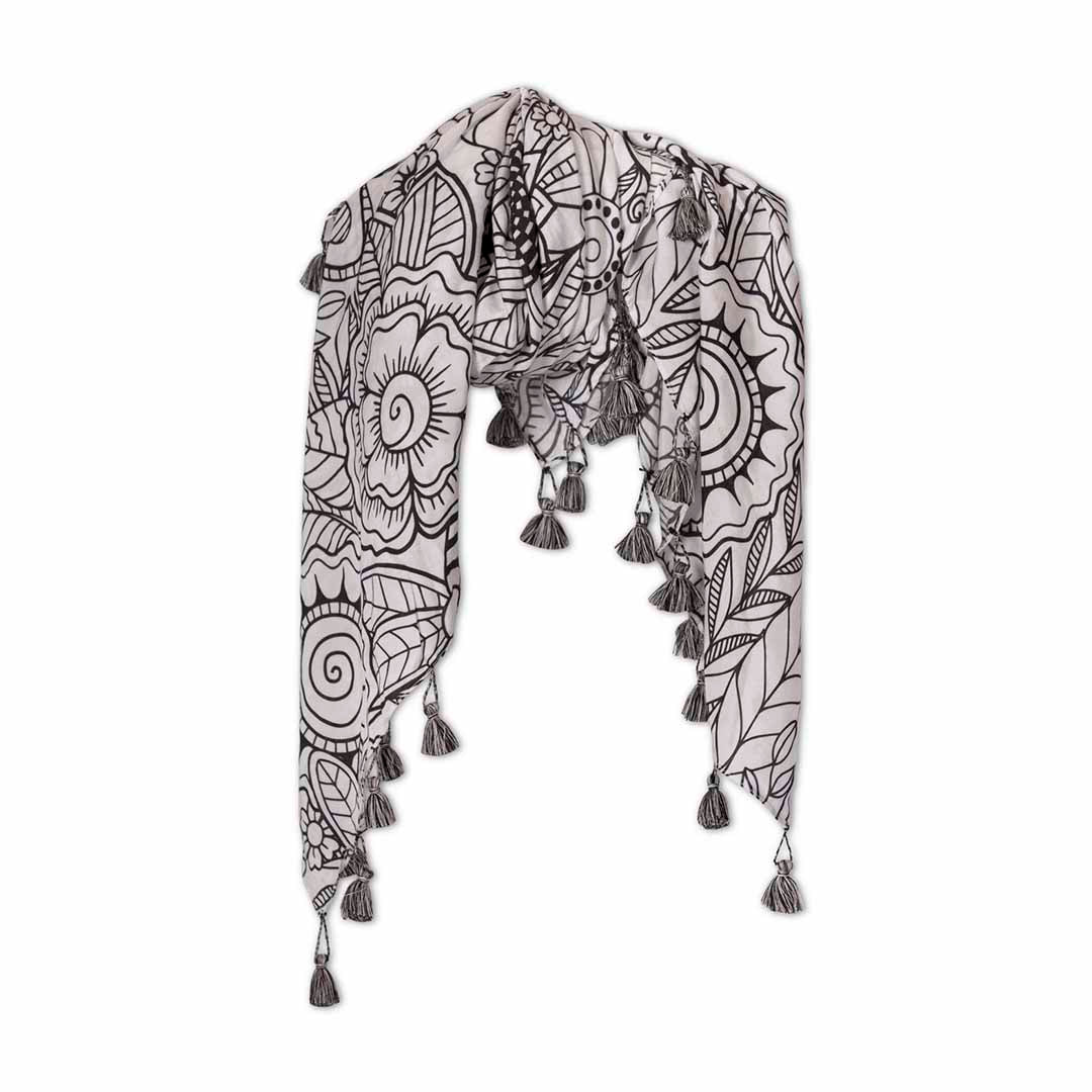 Twill Pashmina Shawl - Diamond