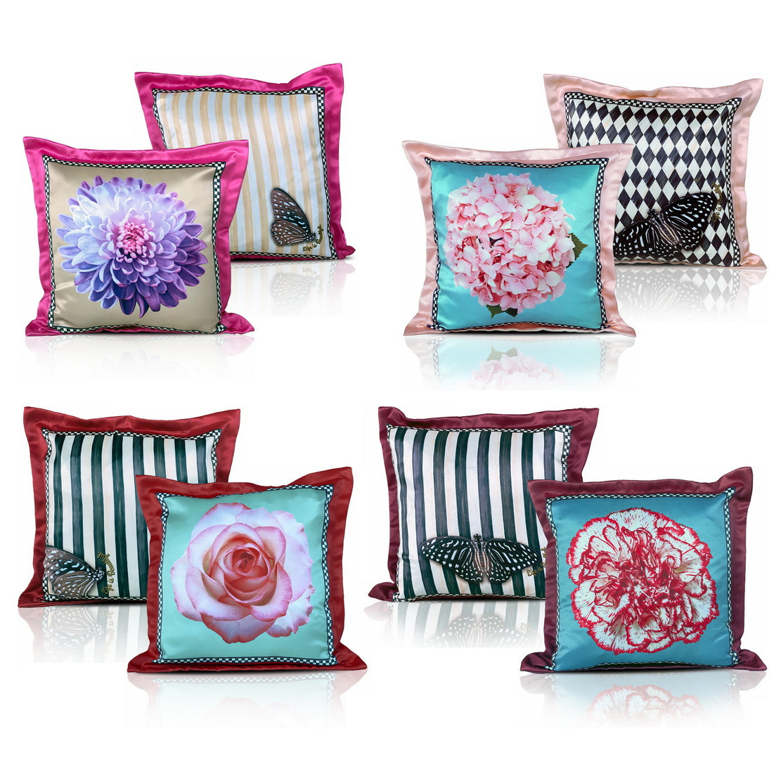 Cushion Cover - Bloom Valentina Silk (Set of 4)