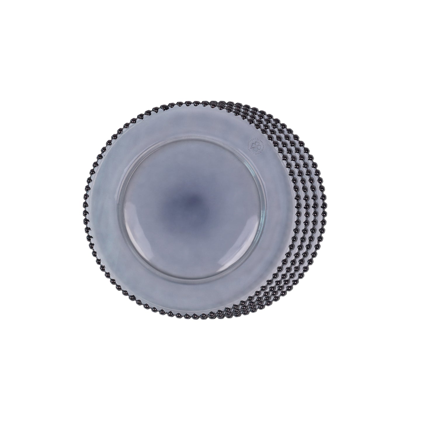 Quarter Plates - Dotted Smoky (Set of 4)