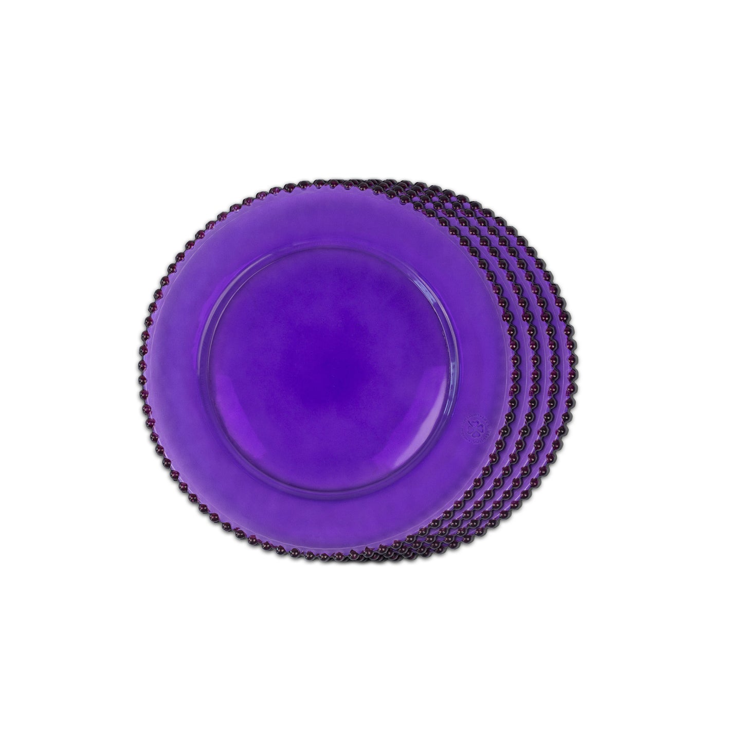 Quarter Plates - Dotted Indigo (Set of 4)