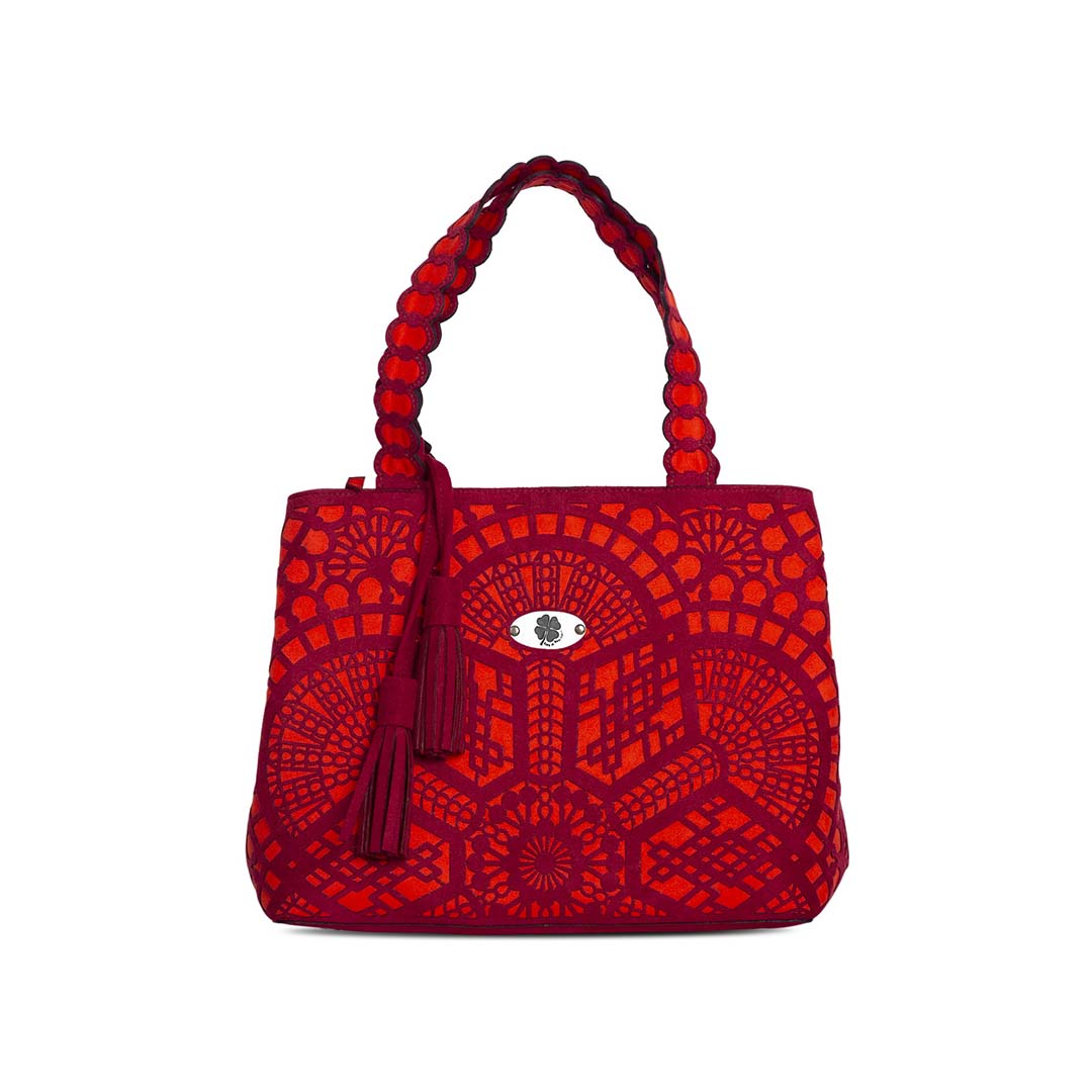 Paper Doily – Orange &  Red