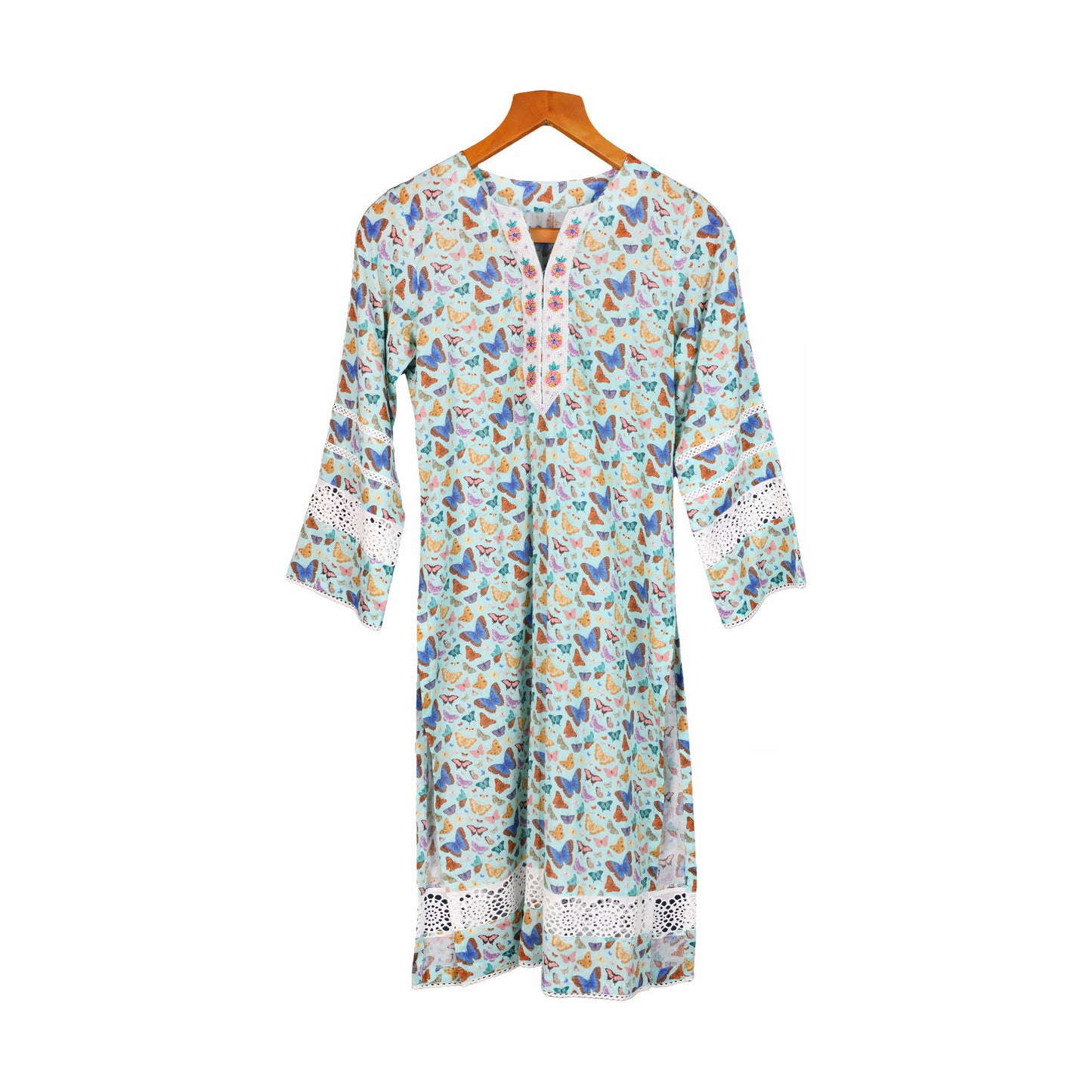Butterflies & Birds - Garden Kurta Set 1 Medium