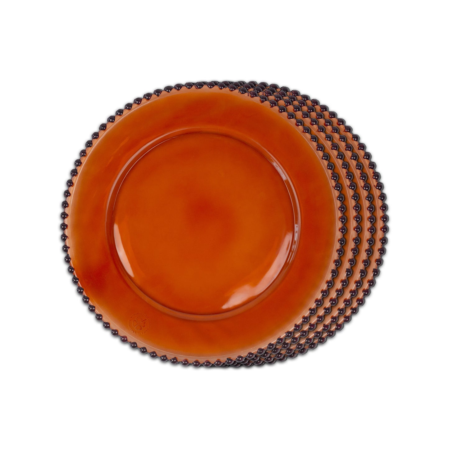 Dinner Plates - Dotted Orange (Set of 4)
