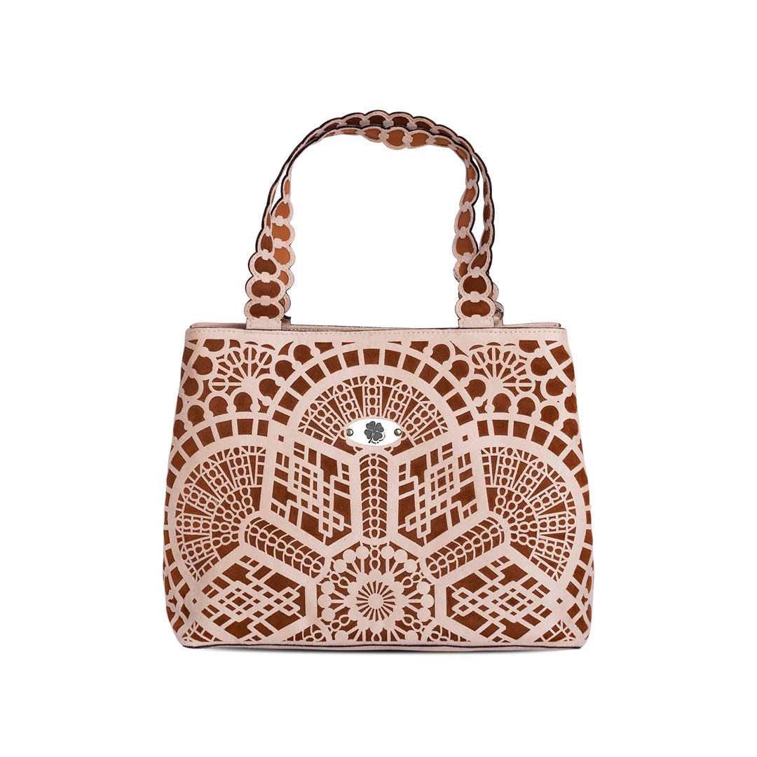 Paper Doily – Ivory & Brown