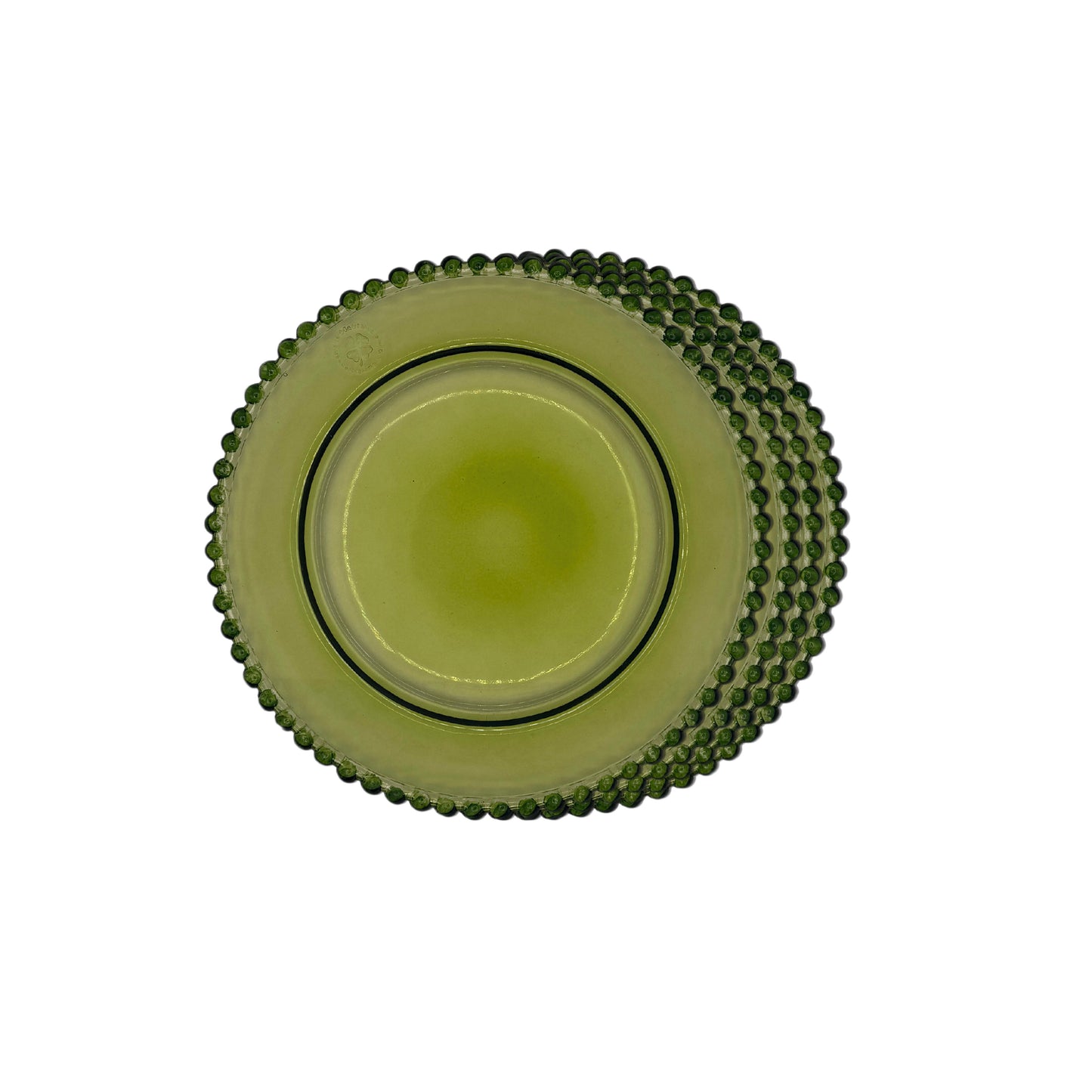 Quarter Plates - Dotted Olive (Set of 4)