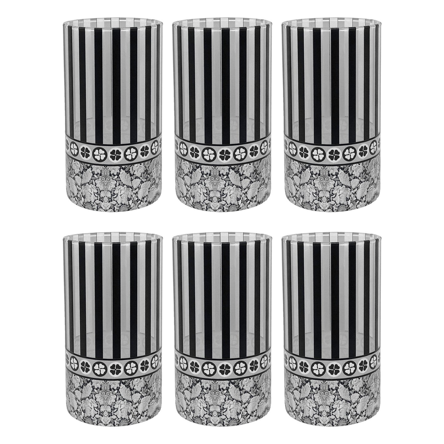 Glasses - Signature Black Beauty (Set of 6)