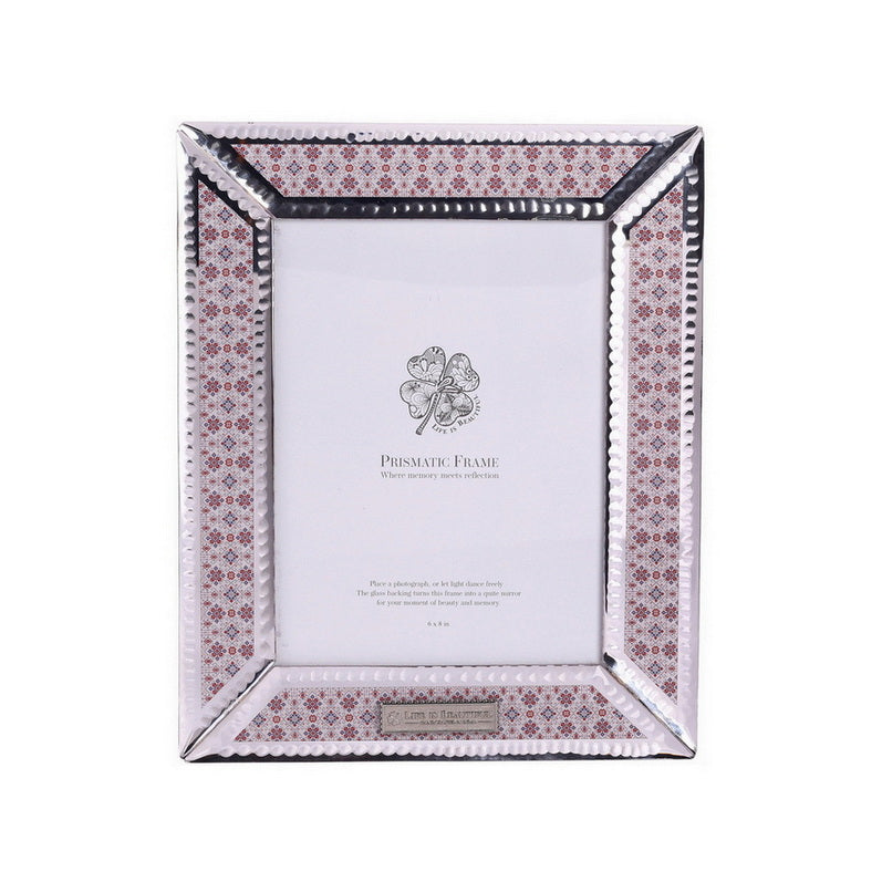 Prismatic Photo Frame – Rosé Lattice Small