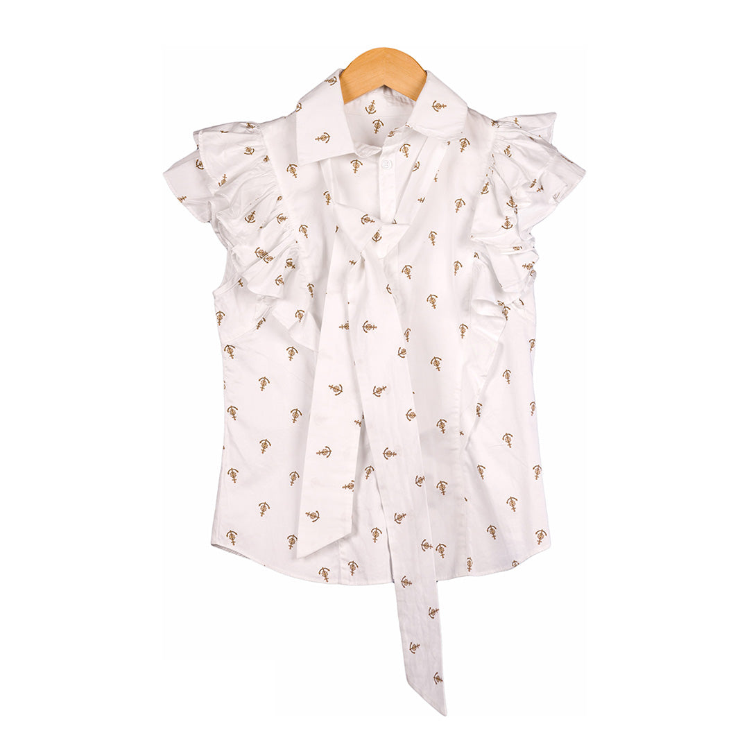 The Explorer - Anchor Frill Top