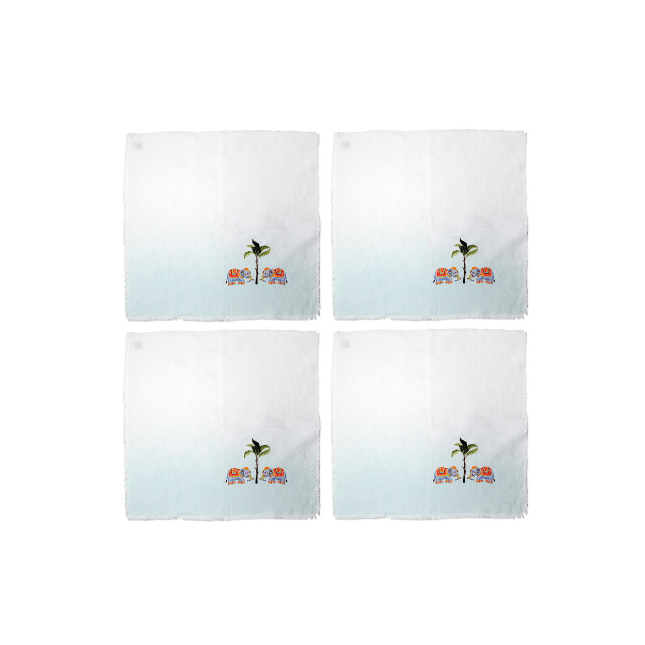 Napkin Sets - India Inspired Elephant Dinner (Set of 4)