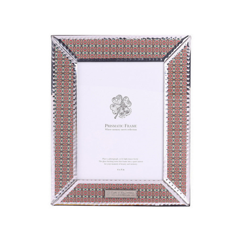 Prismatic Photo Frame – Amber Orange Small