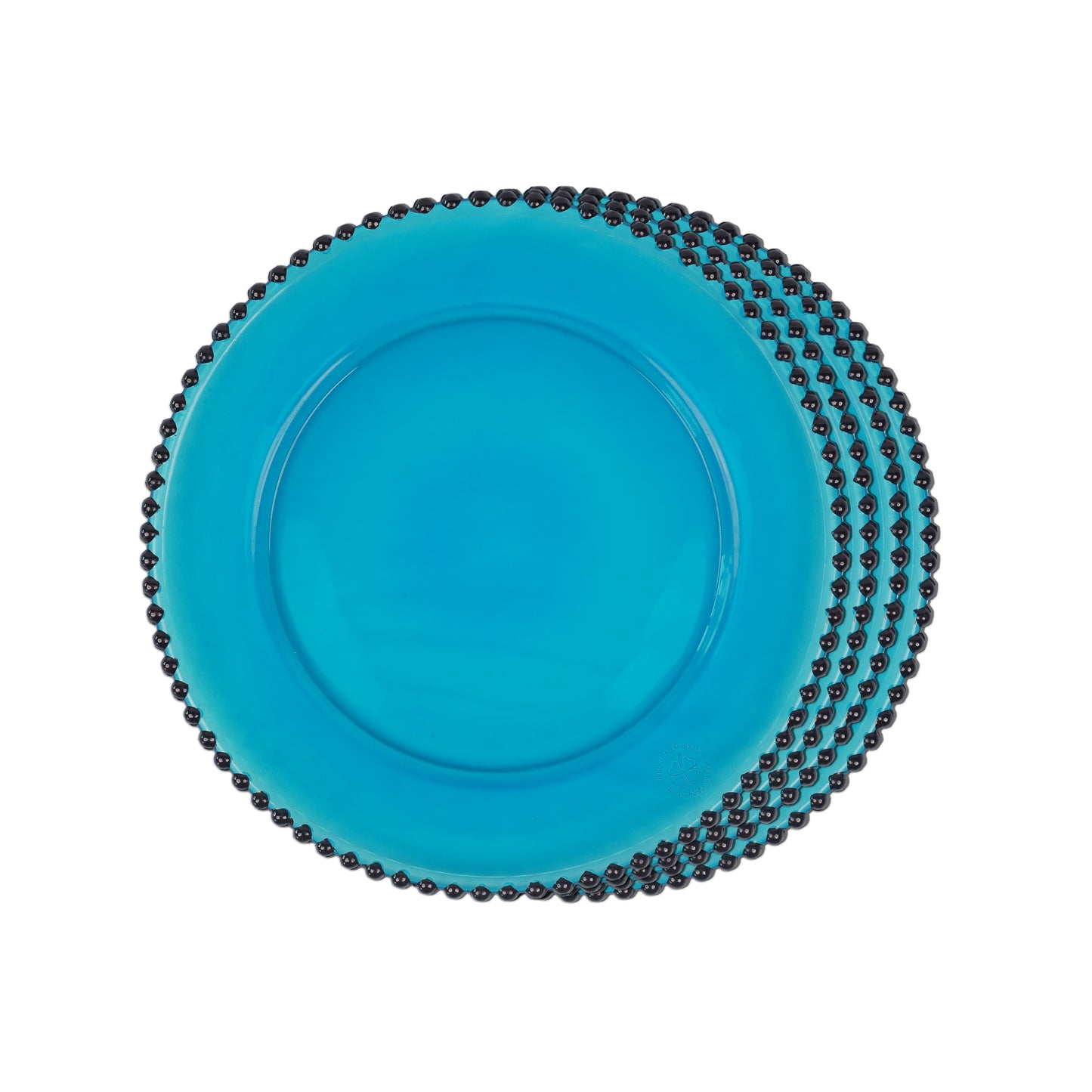 Dinner Plates - Dotted Turquoise (Set of 4)