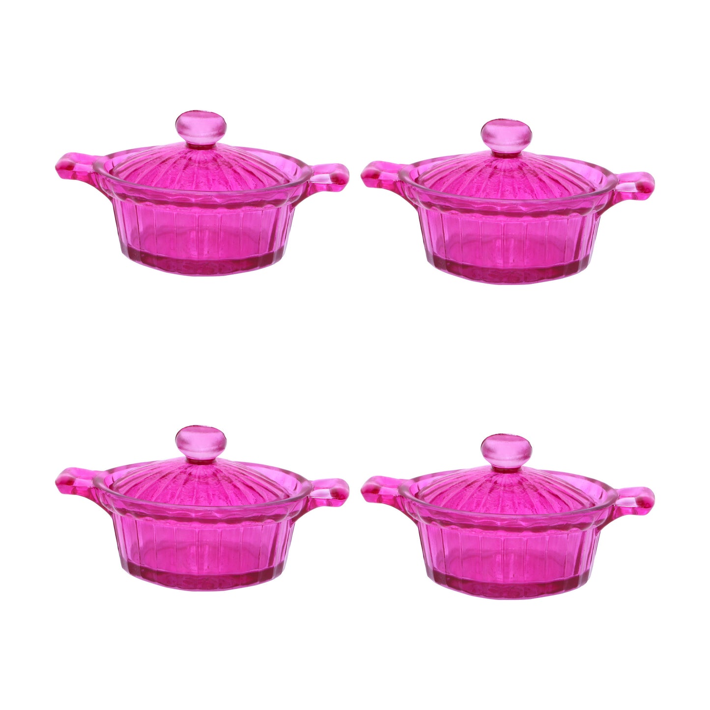 Mini Table Essentials - Dotted Caseroll Pink (Set of 4)
