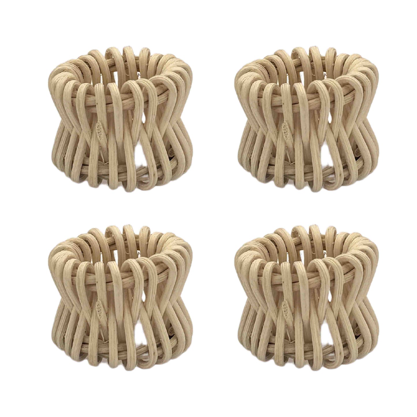 Napkin Ring Set - Picnic Cane (Set of 4)