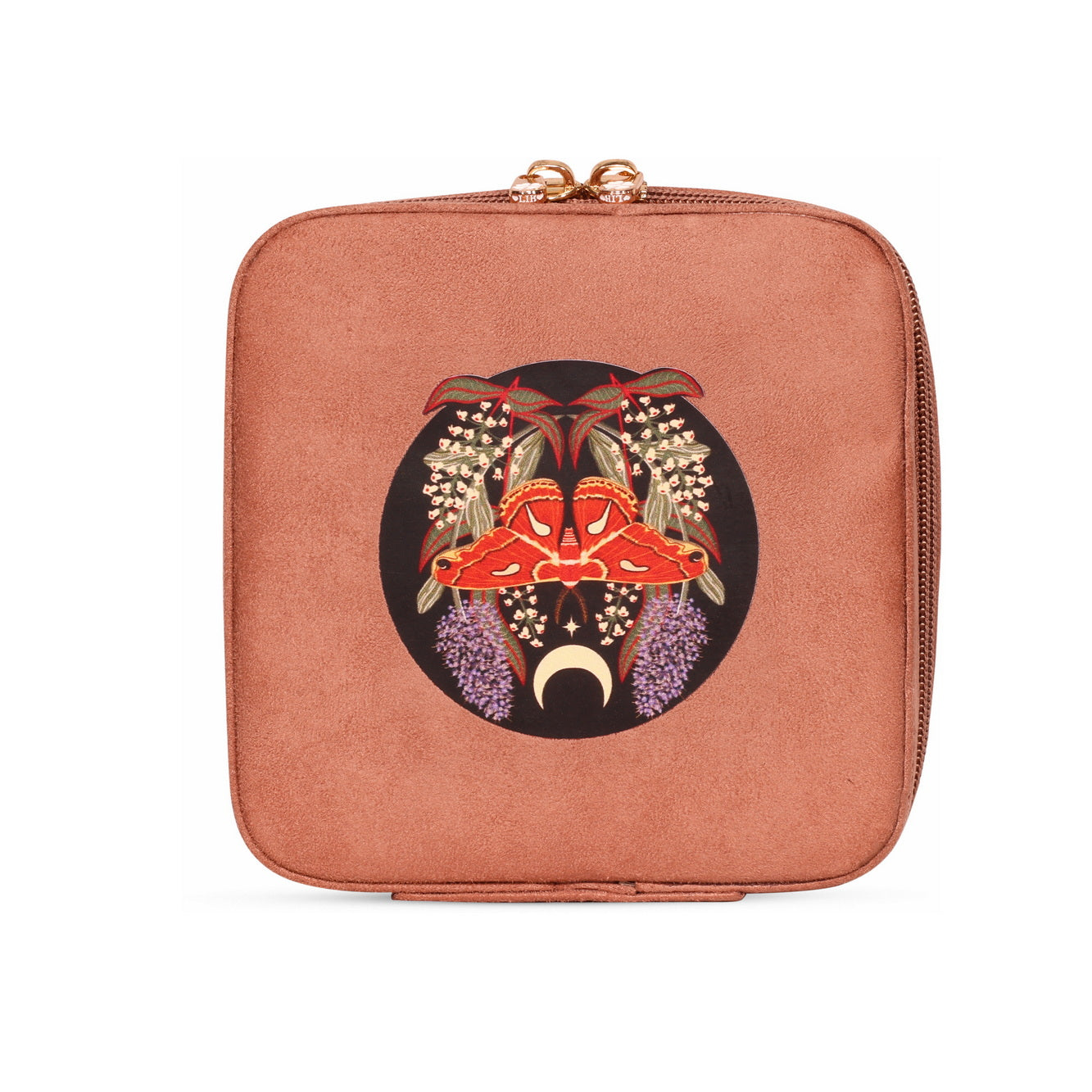 Suede Jwellery Box - Cocoa Brown