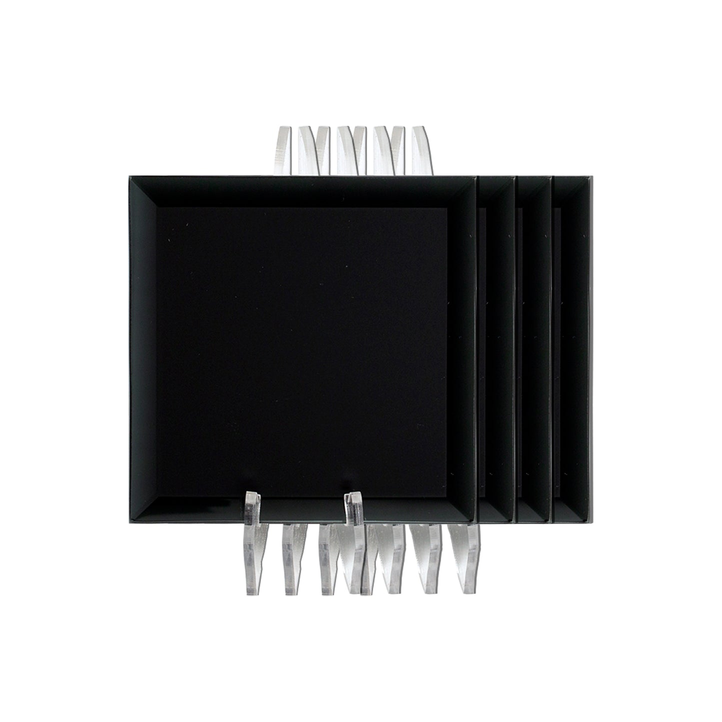 Coasters - Signature Matte Black Square (Set of 4)