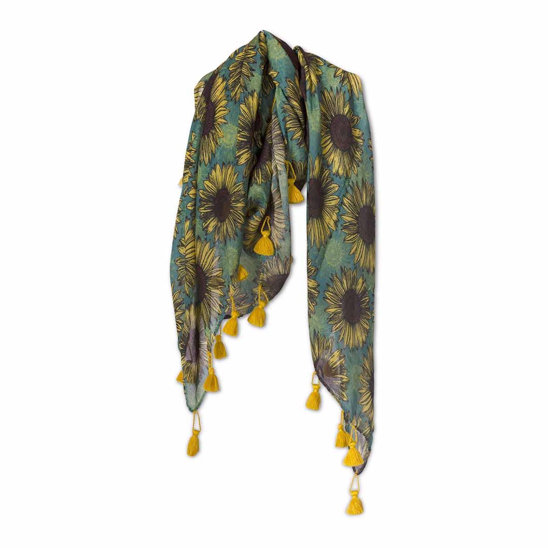 Twill Pashmina - Tree Purple