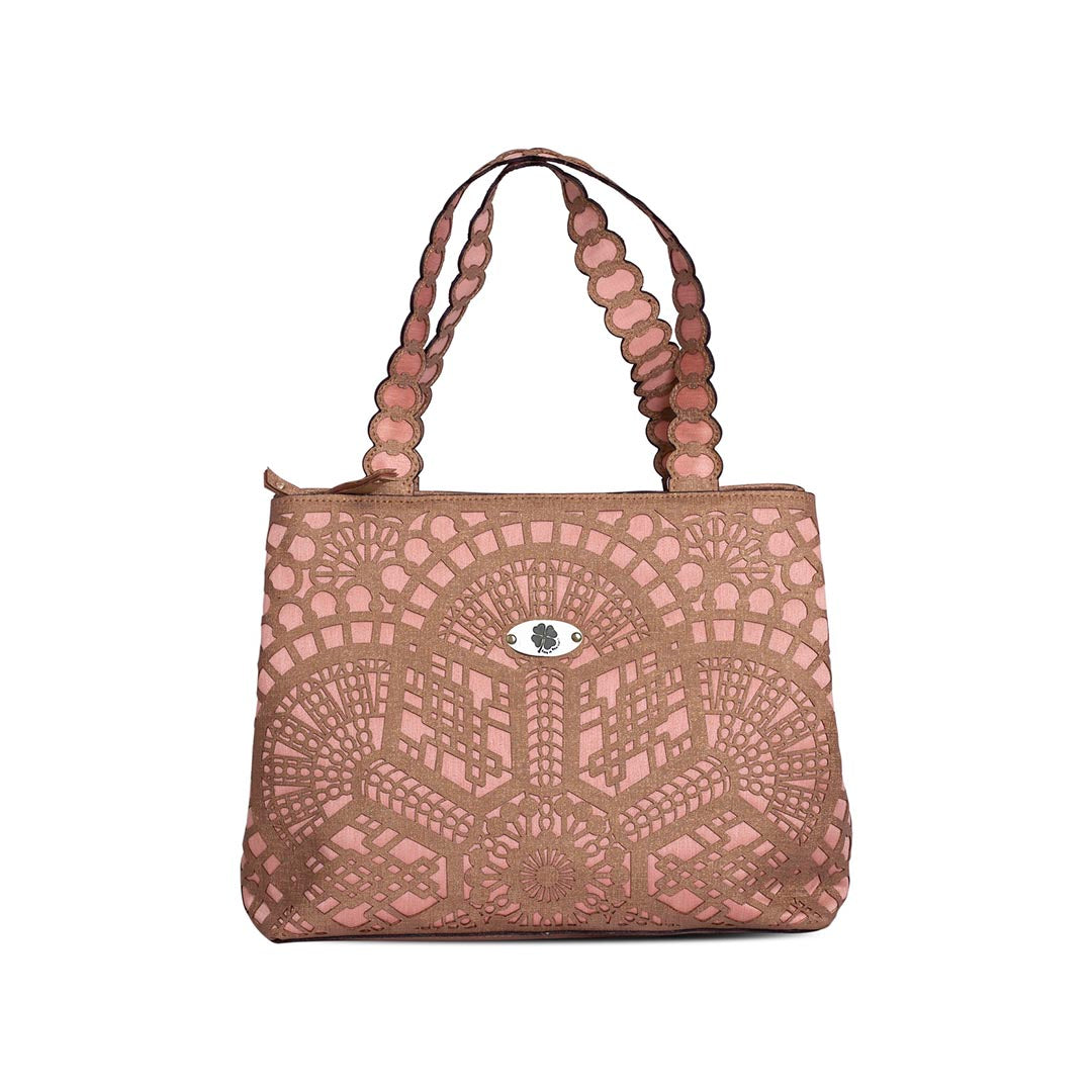 Paper Doily – Gold & Pink