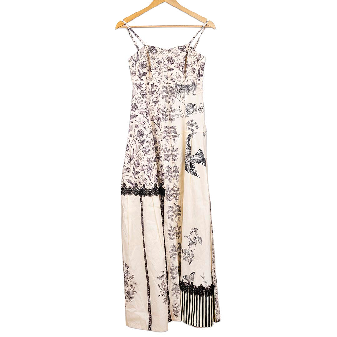 Flora & Fauna - Long Dress White