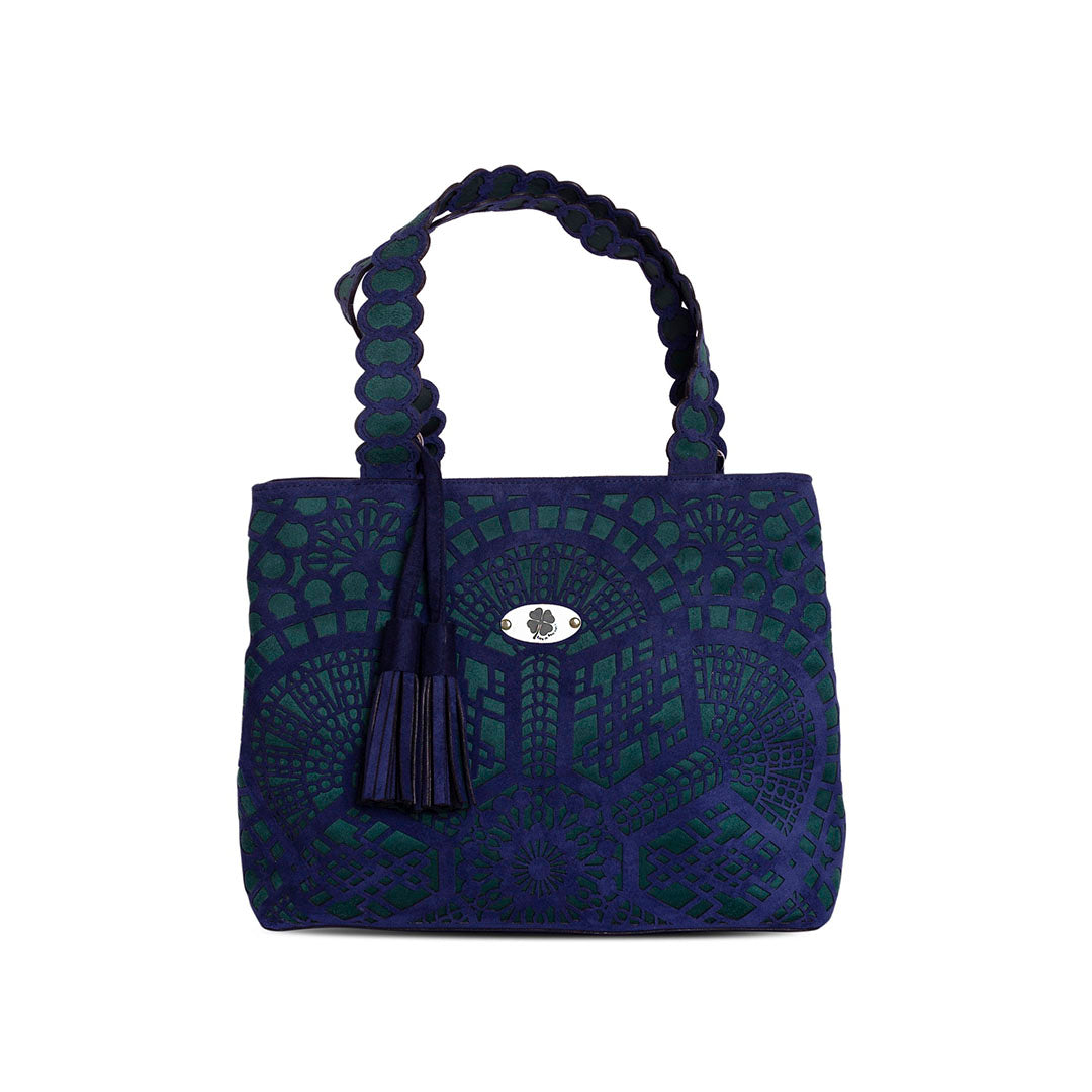 Paper Doily – Navy Blue & Dark Green