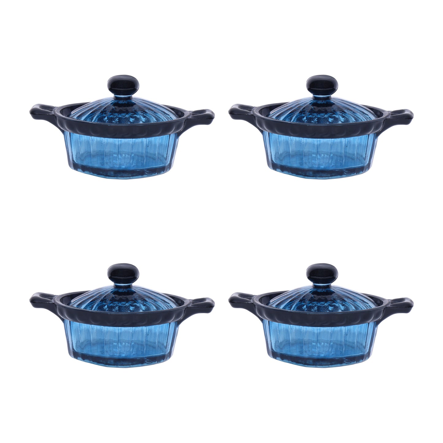 Mini Table Essentials - Dotted Caseroll Smoky (Set of 4)