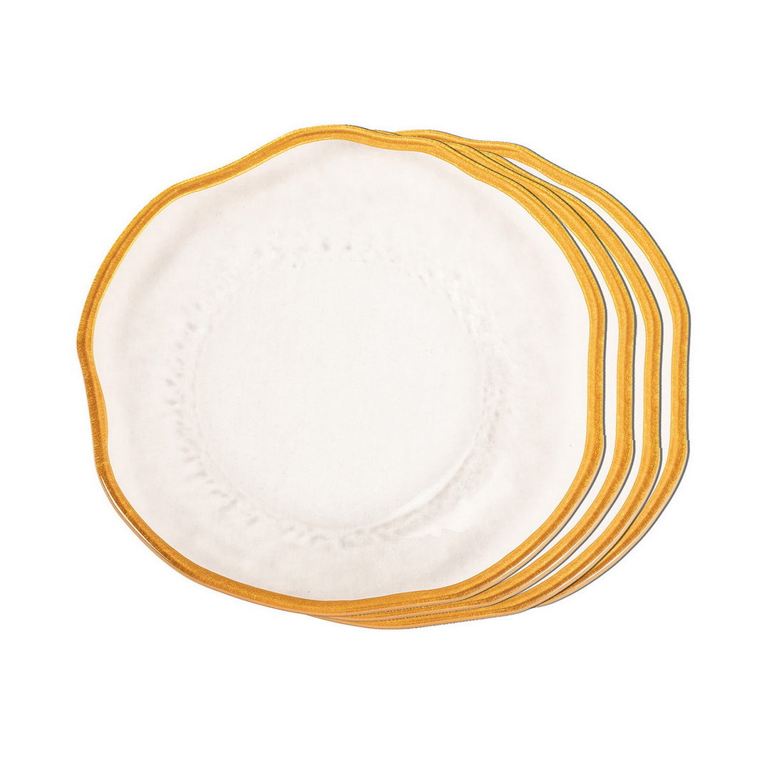 Dinner Plates - Signature Gold Rim (Set of 4)