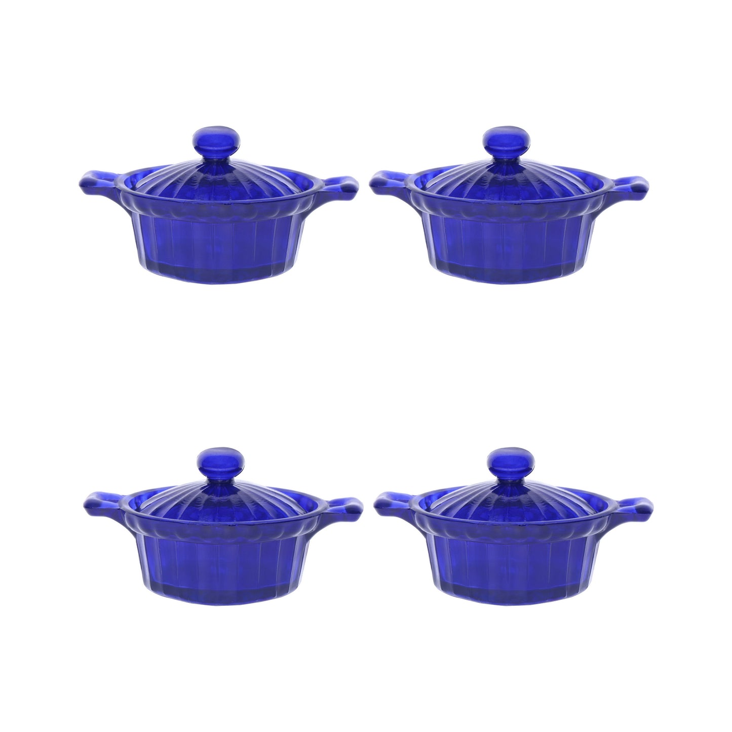 Mini Table Essentials - Dotted Caseroll Royal Blue (Set of 4)