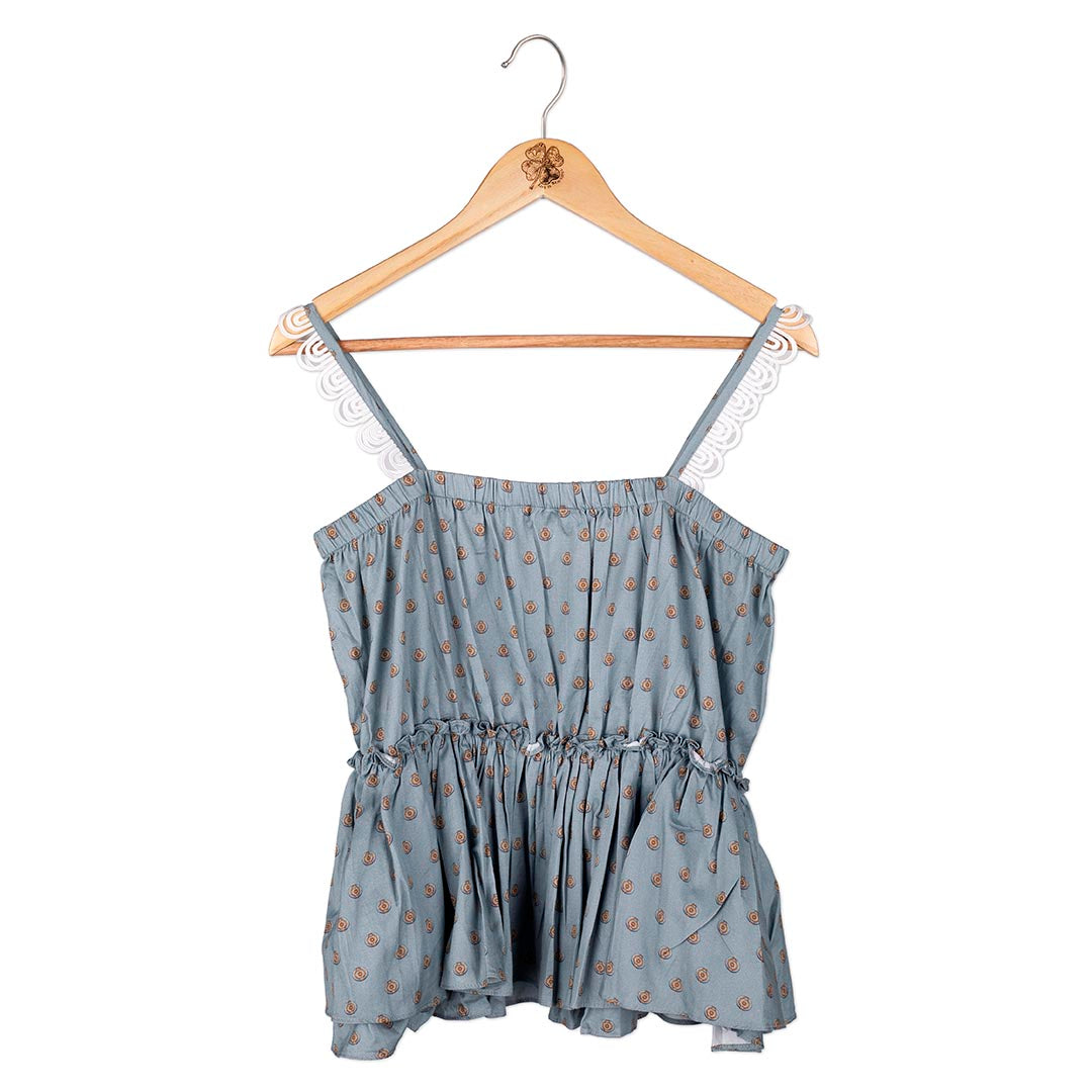The Explorer - Lace WP Top Blue