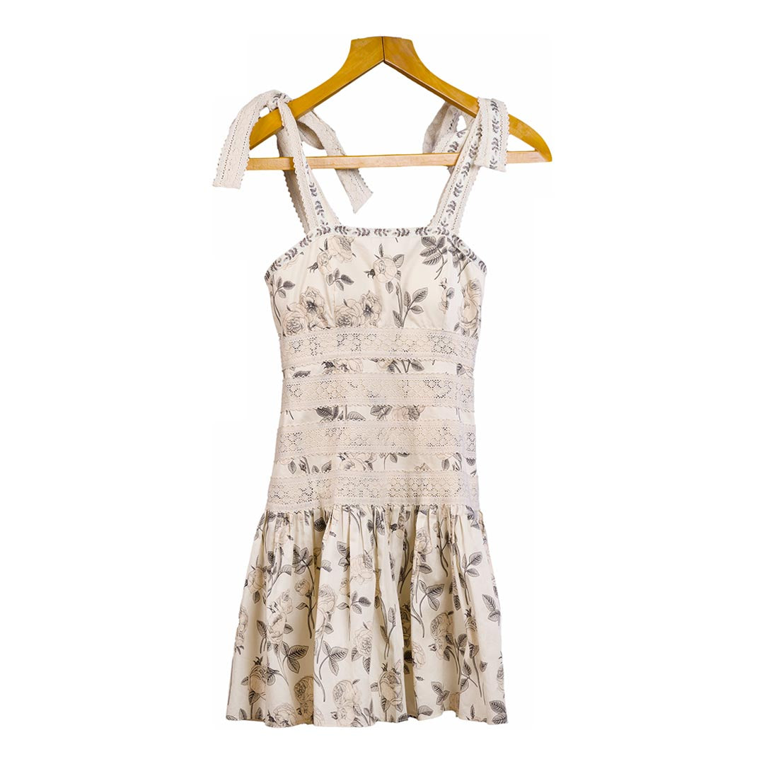 Flora & Fauna - Tie up Dress