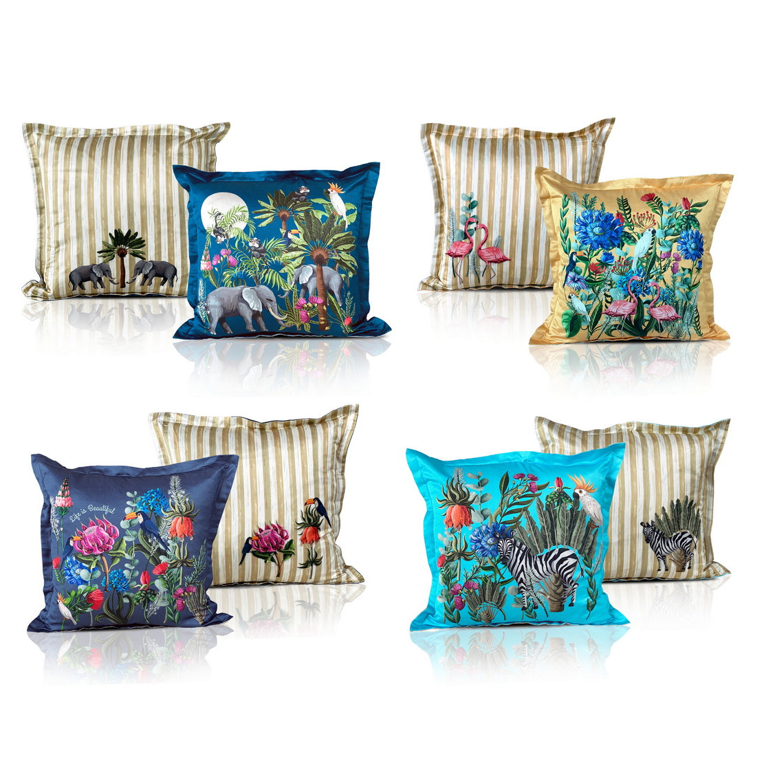 Cushion Cover - Jungle Radiant (Set of 4)