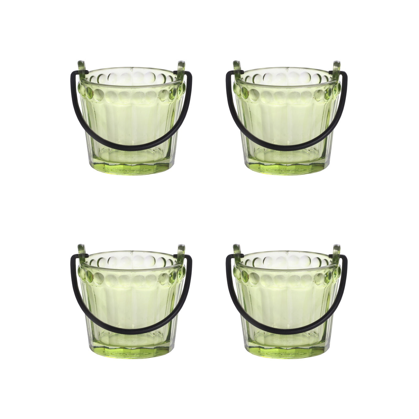 Mini Table Essentials – Dotted Bucket Olive (Set of 4)