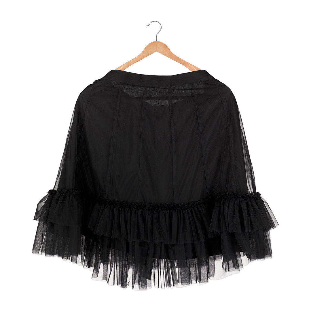 Classic - Short Net Skirt Black