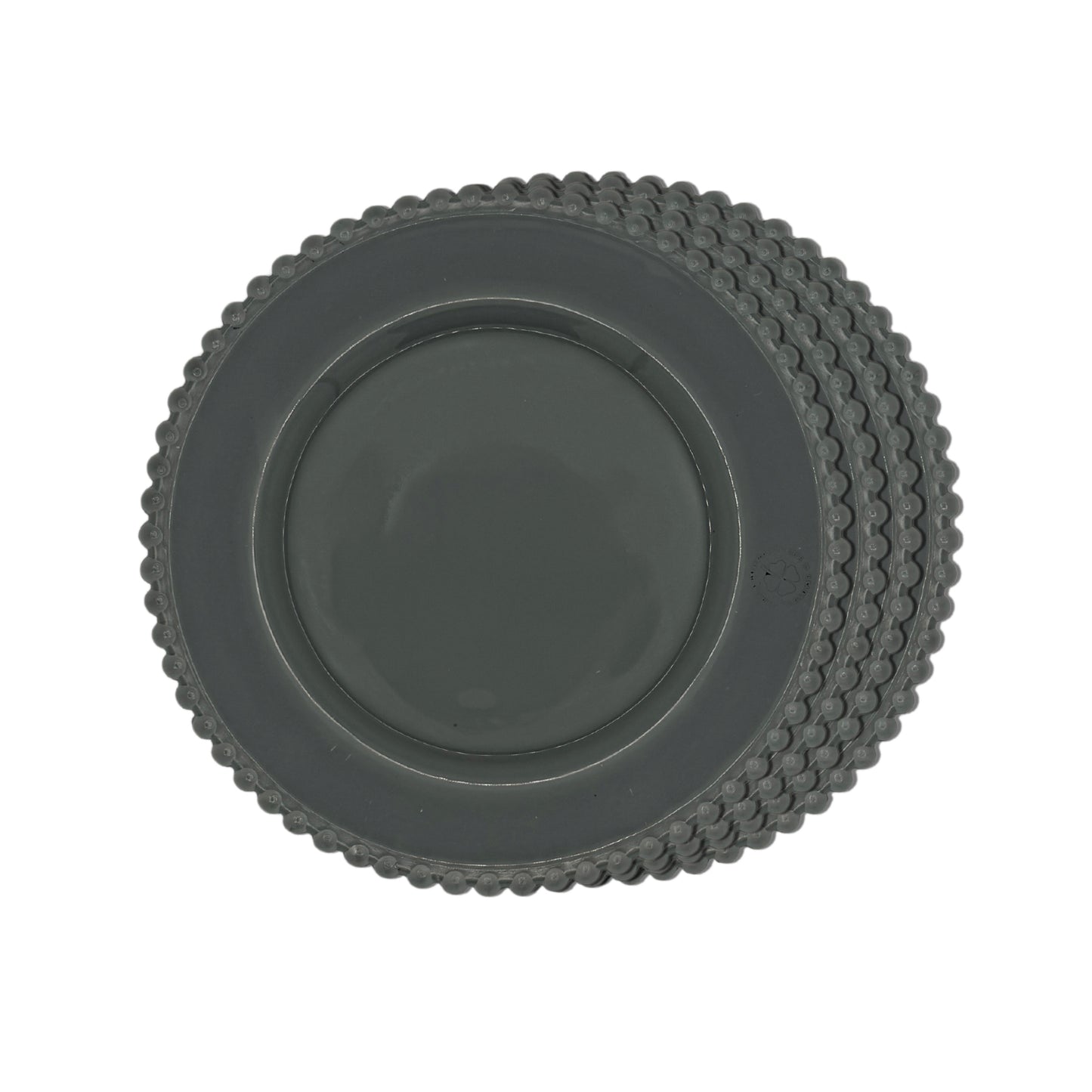 Dinner Plates - Dotted Grey (Set of 4)