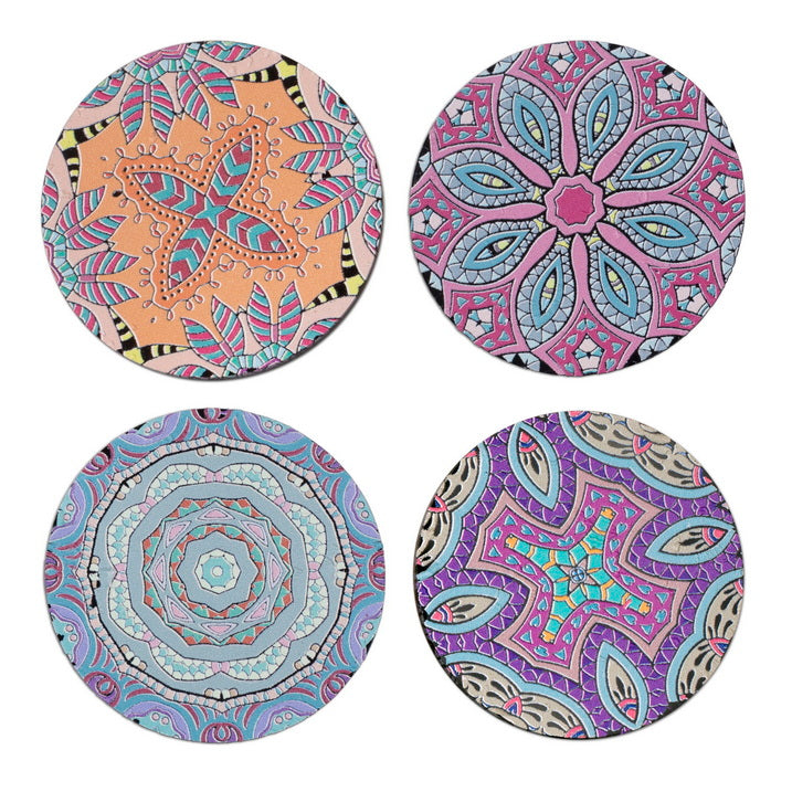 Napkin Sets - Mandala Zazu Black Rings (Set of 4)