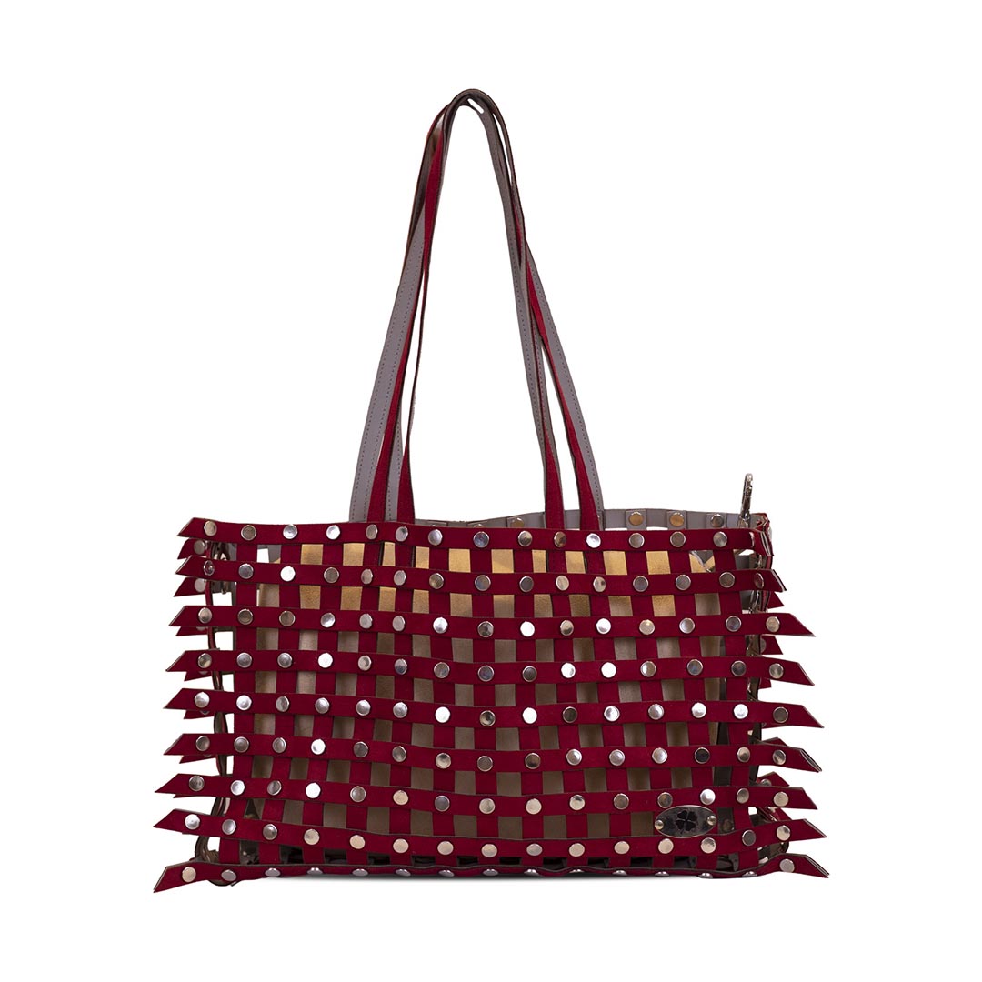 Rivet Reversible - Red & Grey Medium
